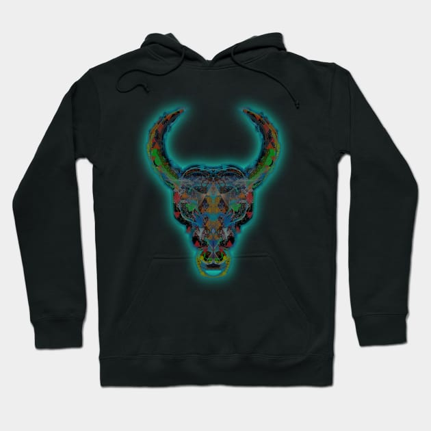 Taurus 1c Teal Hoodie by Boogie 72